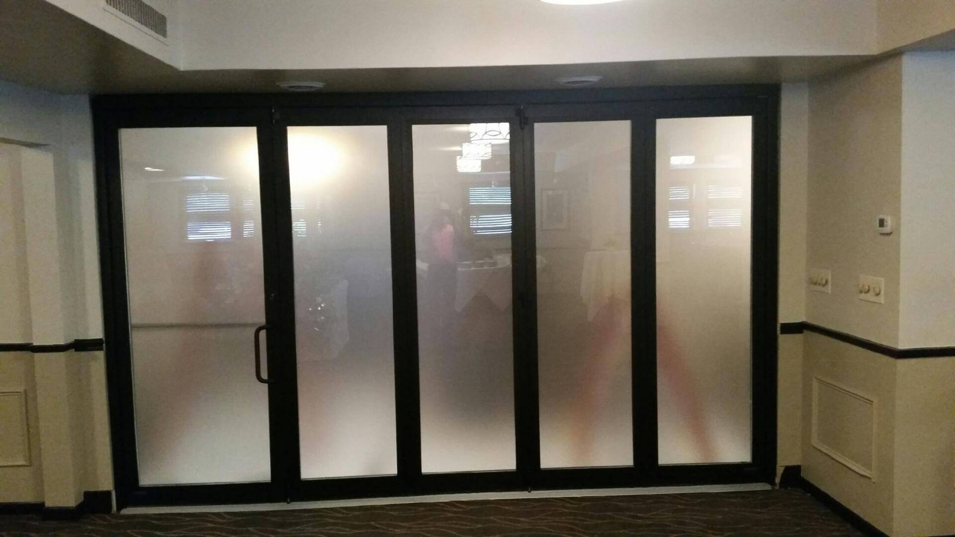 Commercial glass window