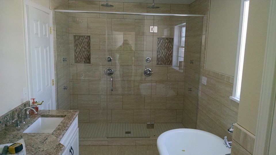 Shower glass