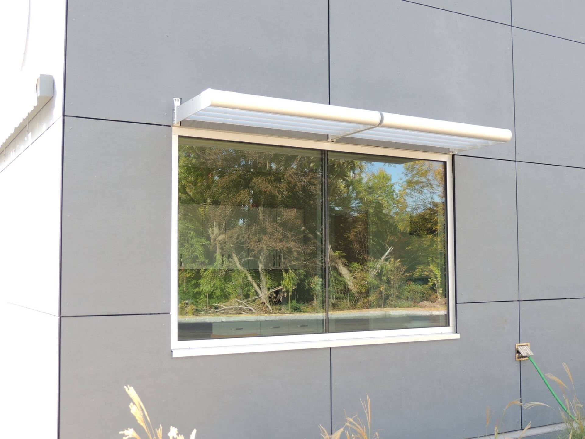 Commercial glass window