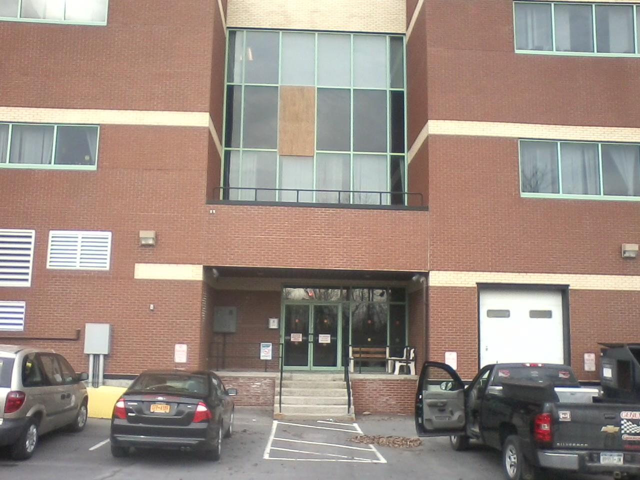 Commercial glass window