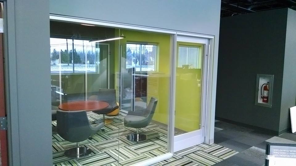 Commercial glass window