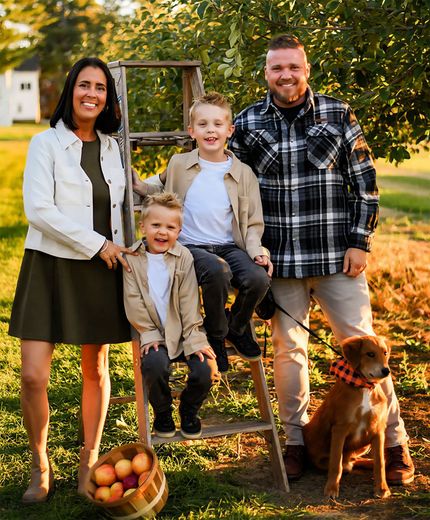 Jason guimond and his family.