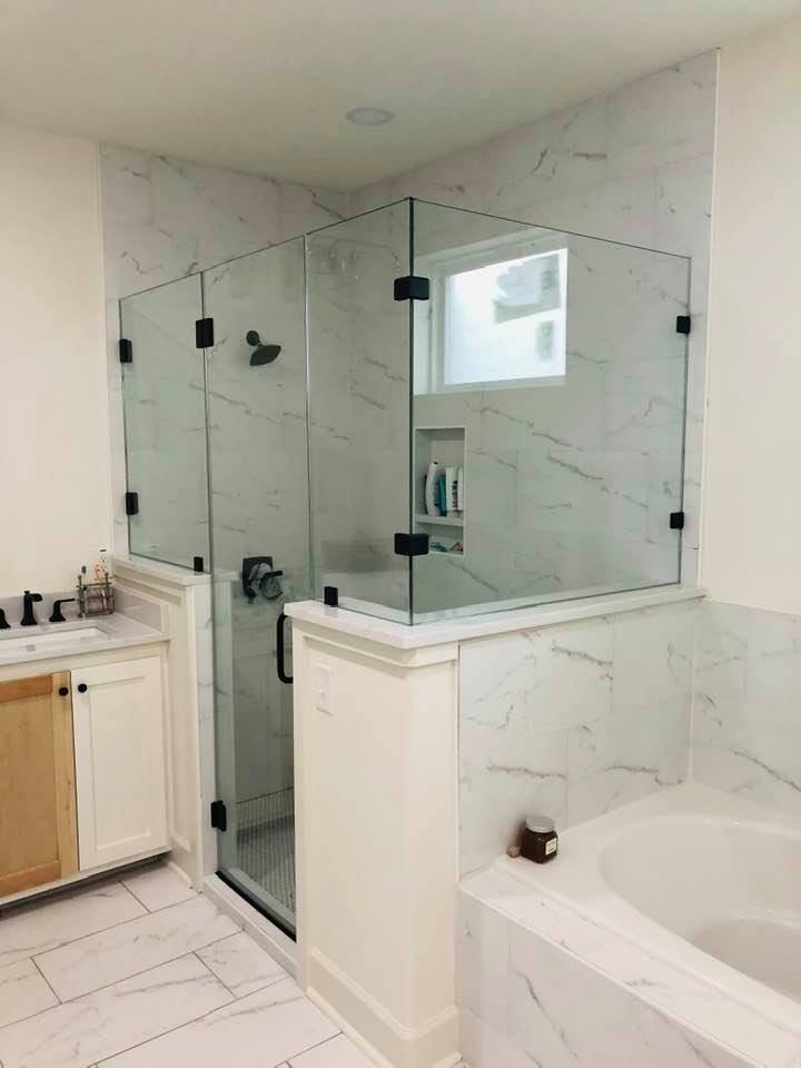 shower glass doors