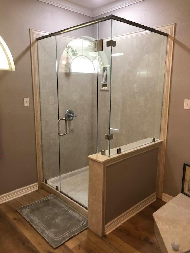 shower glass doors