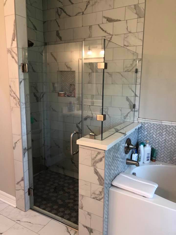 shower glass doors