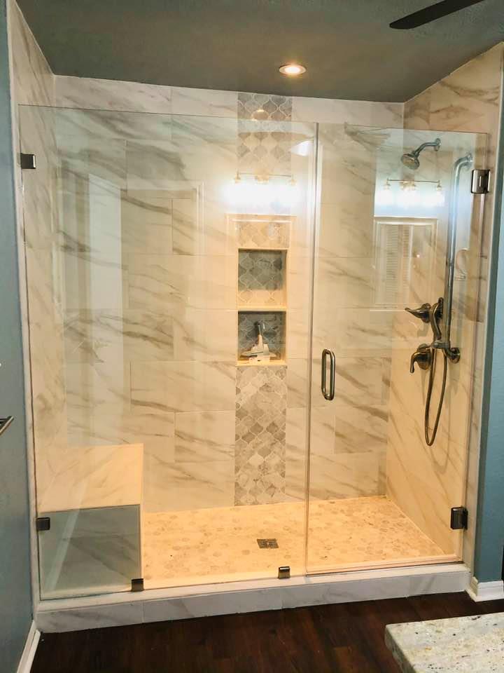 shower glass doors