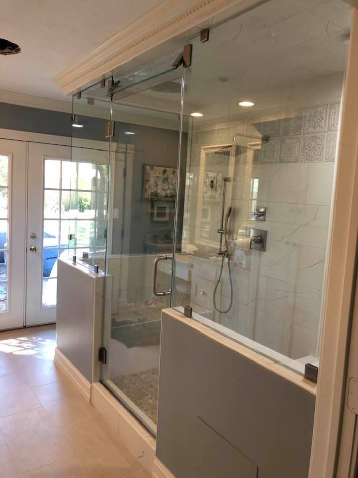 shower glass doors