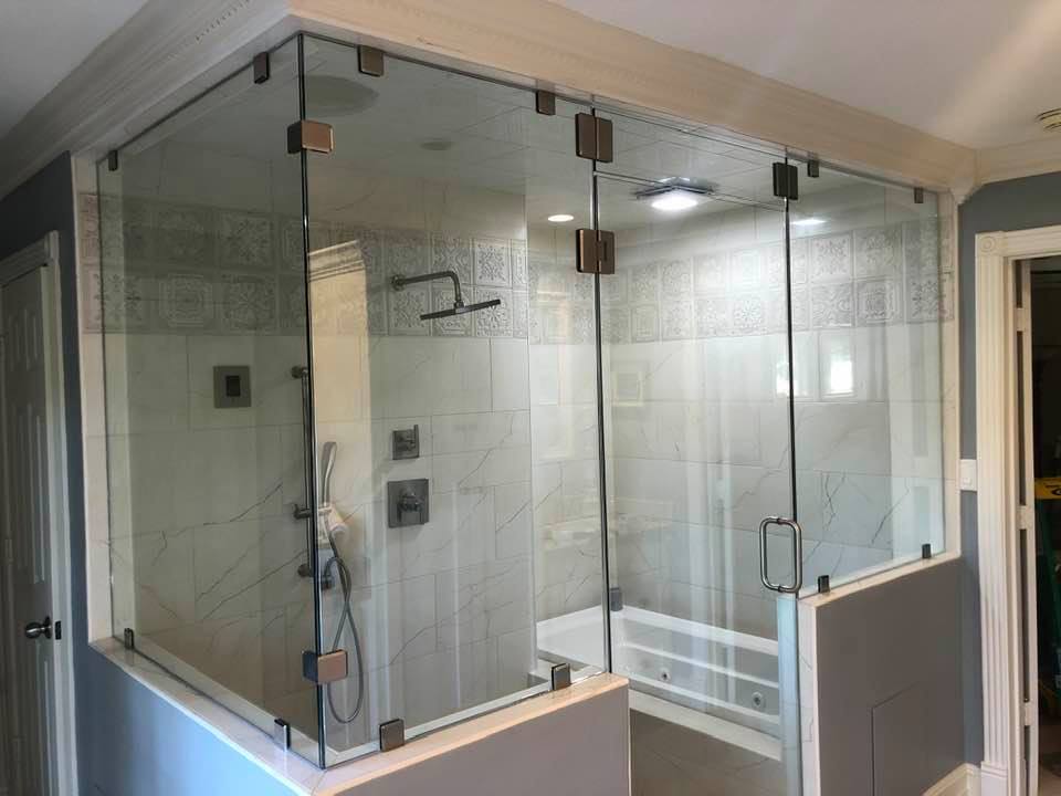 shower glass doors