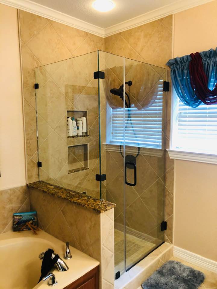 shower glass doors