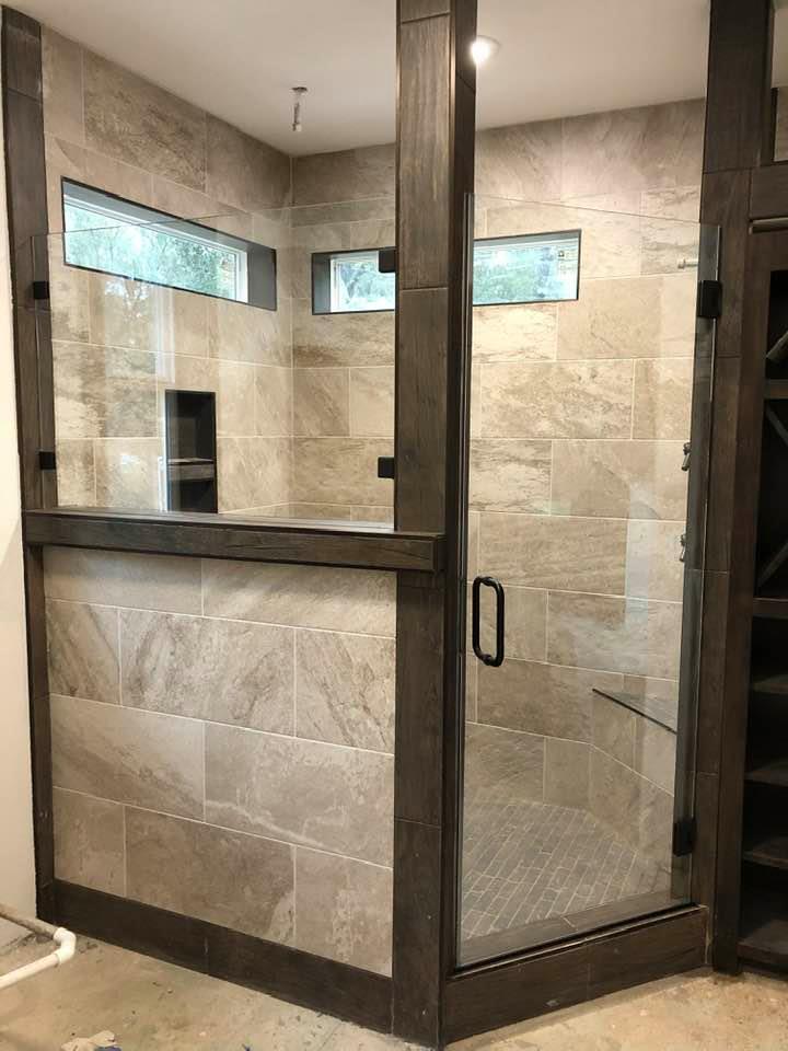 shower glass doors