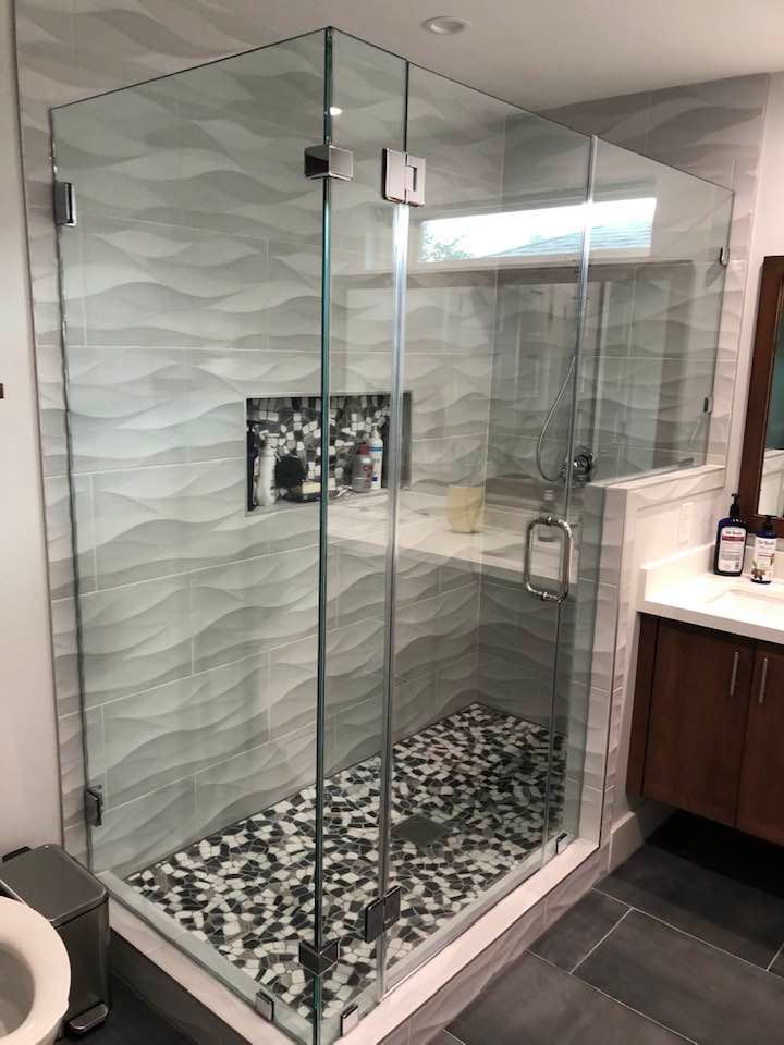 shower glass doors
