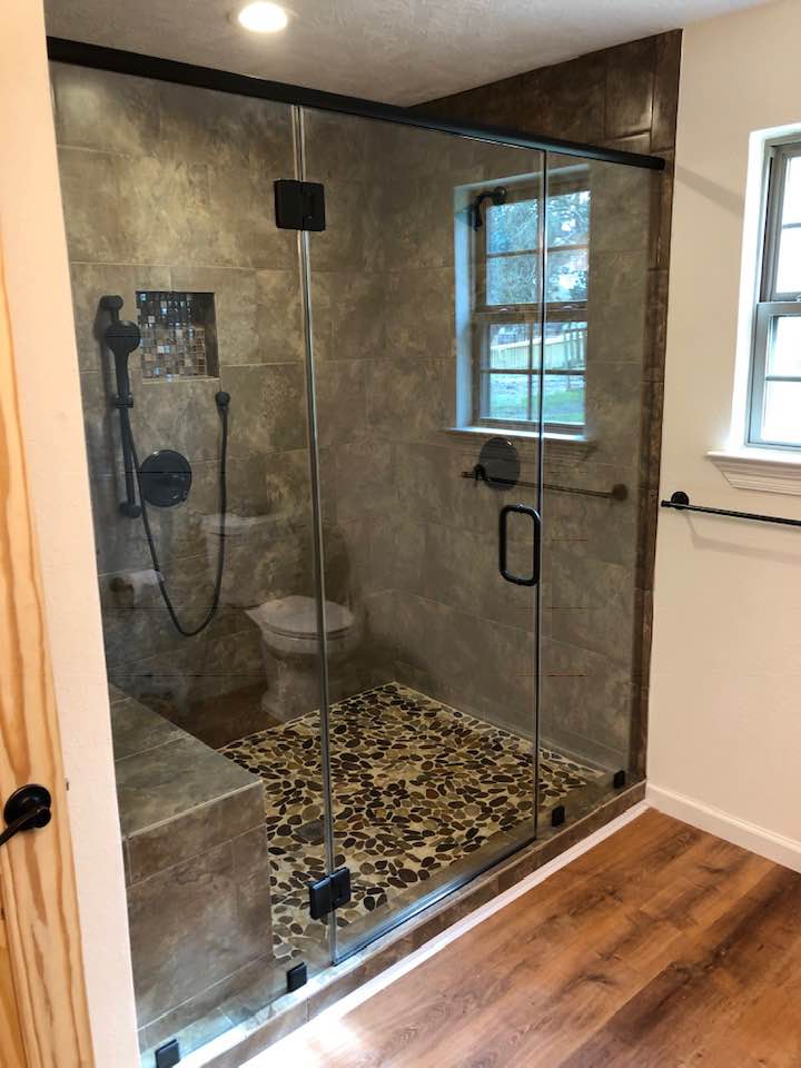 shower glass doors