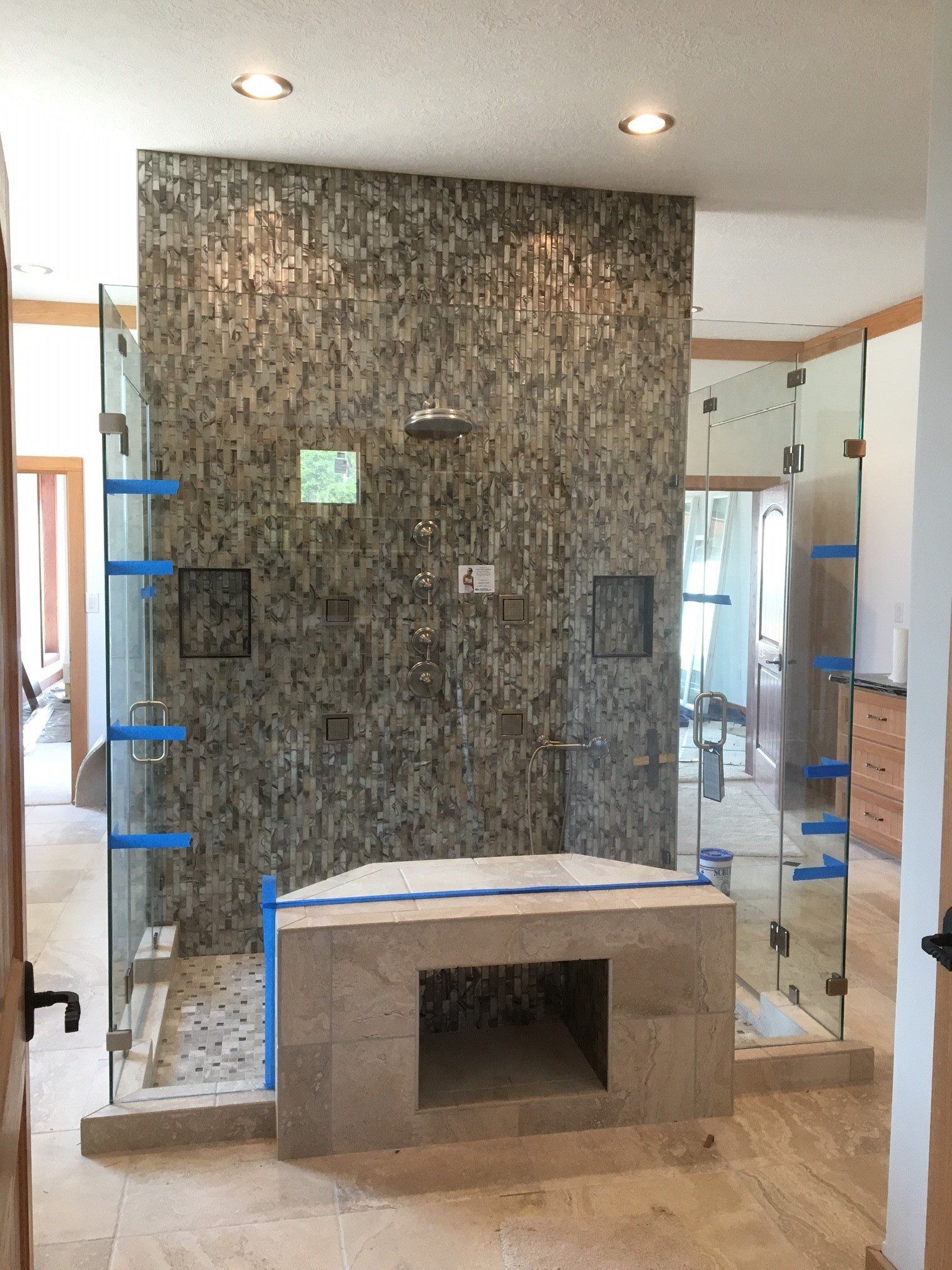 shower glass doors