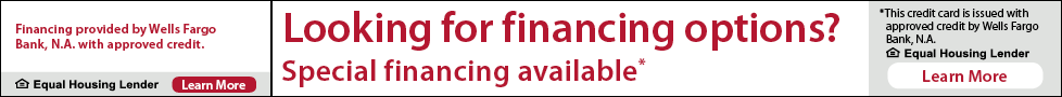 Financing Options banner