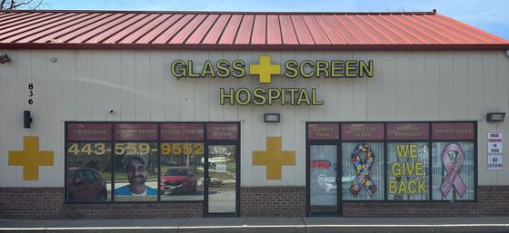 Glass & Screen Hospital store