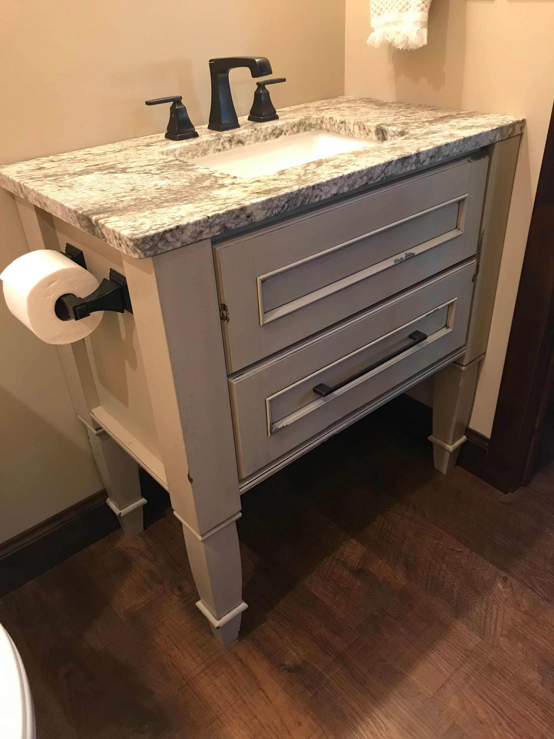 Bathroom cabinet with sink