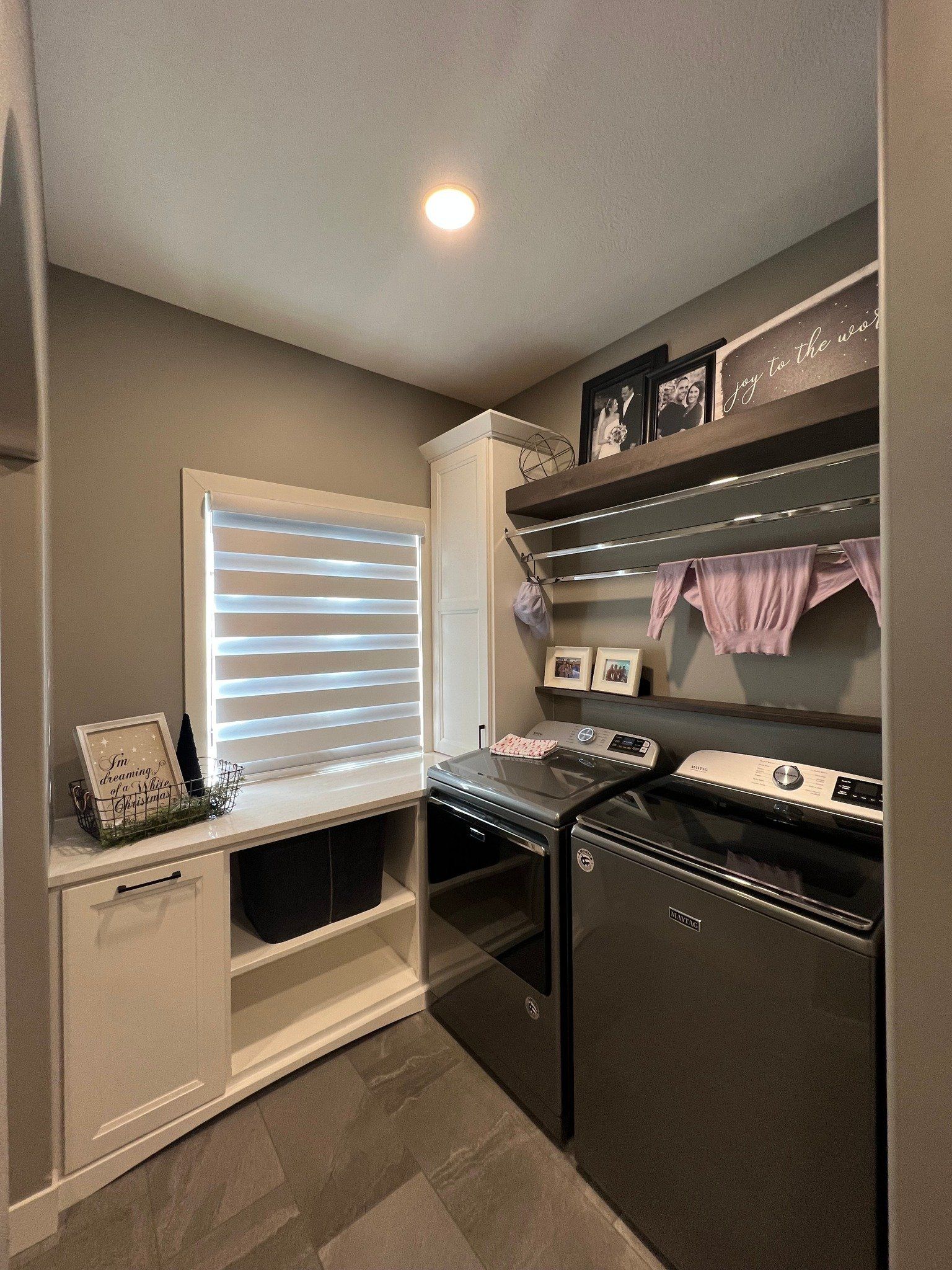 Mudroom and laundry