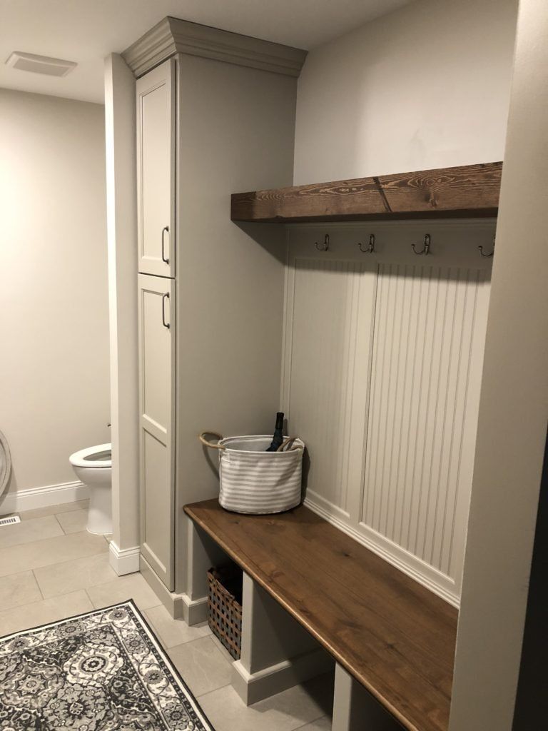 Mudroom and laundry