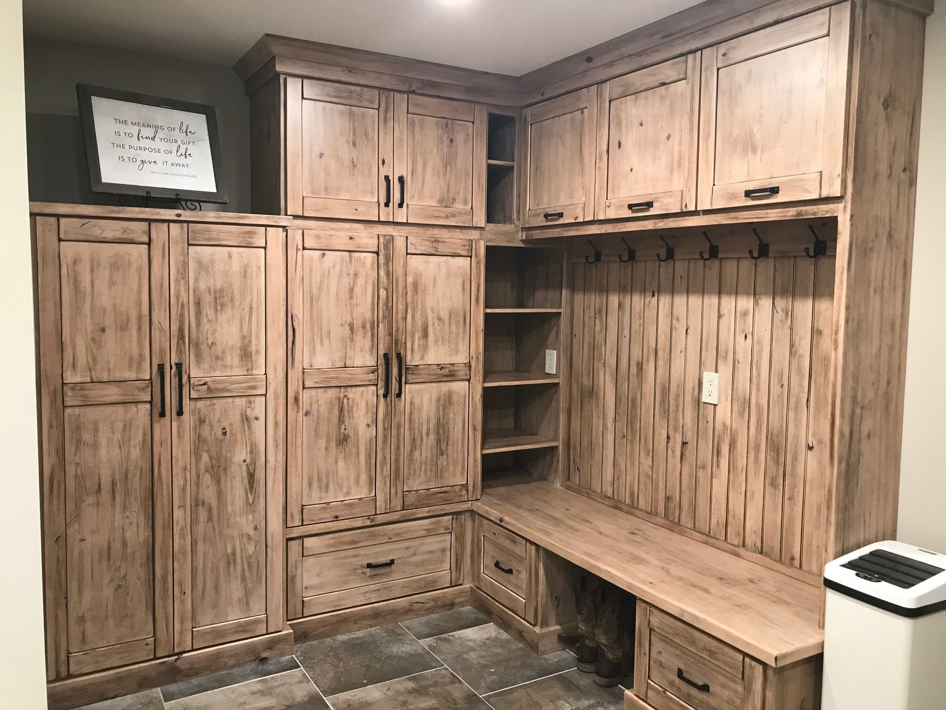Wooden wall cabinets