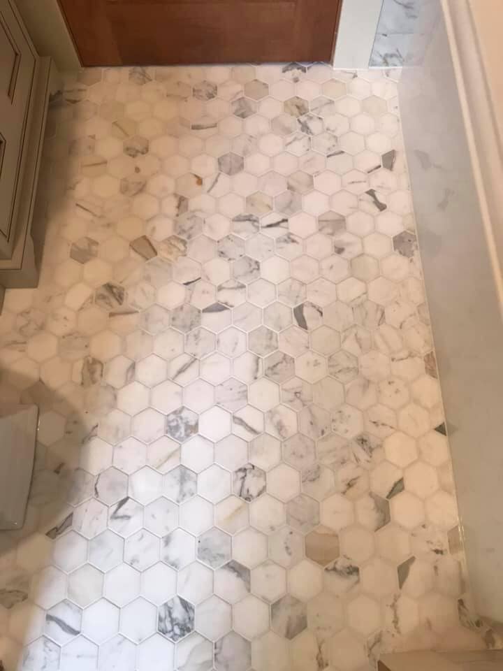 Tile floor