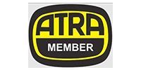 ATRA Member logo in yellow and black on a rounded rectangular badge