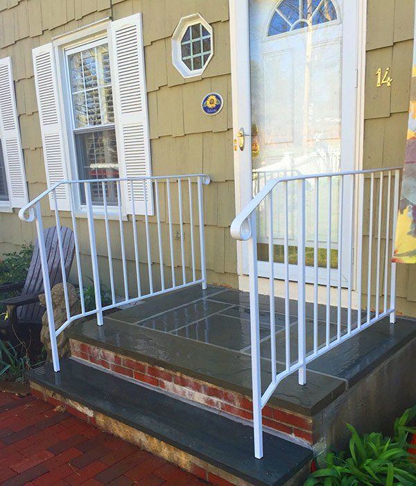 Front door railing