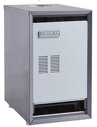 White metal chest freezer with front vent and door, shown on a plain background