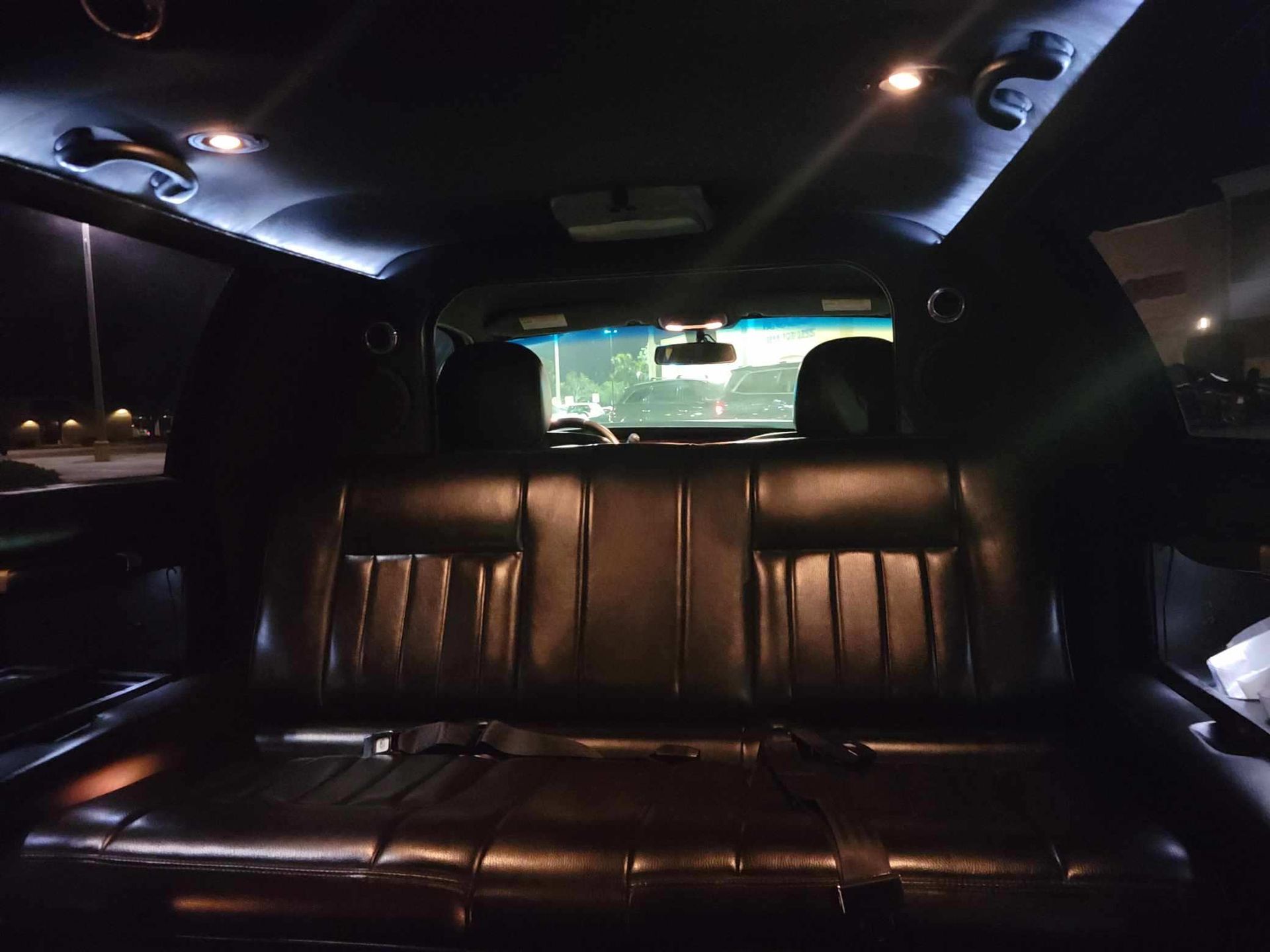 Modern limousine interior