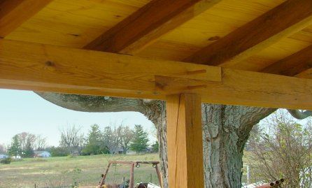 Timber frame scarf joint