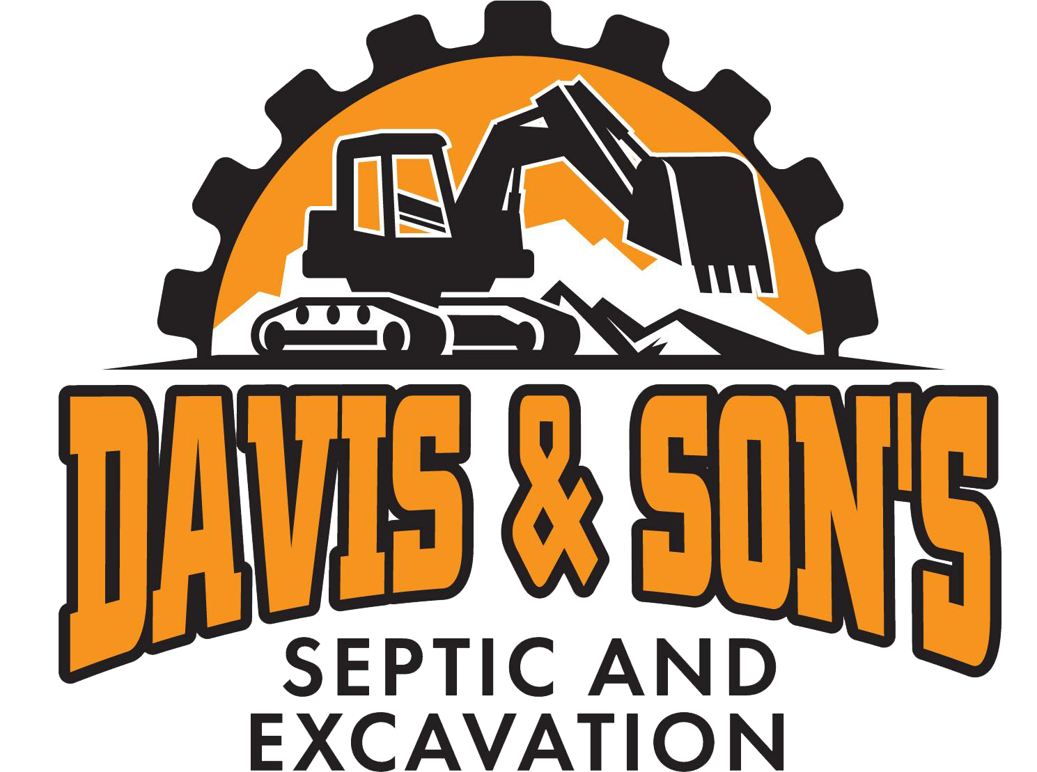 Davis and Son 's Septic and Excavation Logo