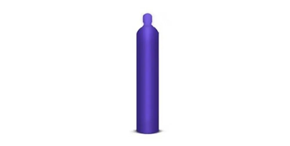 Purple cylindrical bottle or candle on a white background