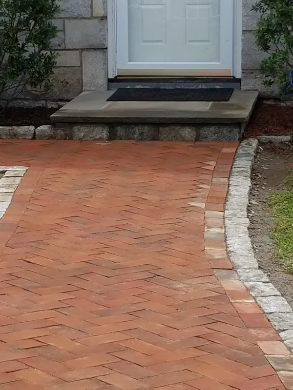 brick walkway