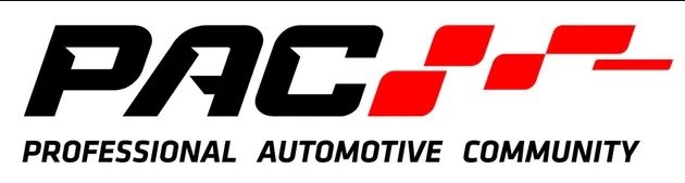 PAC Professional Automotive Community logo with black and red stylized text