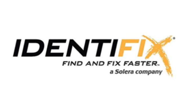 IdentiFix logo with tagline “Find and Fix Faster” and “a Solera company” in black and orange