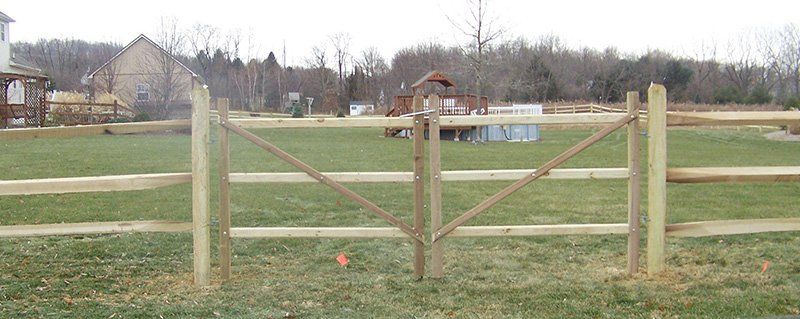 split rail fence