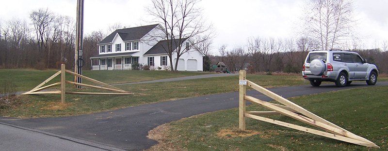 split rail fence