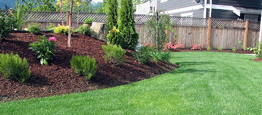 Landscaping with topsoil