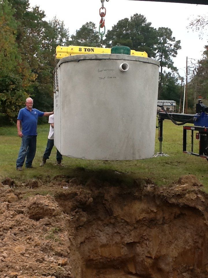 Septic tank installation