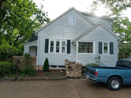 Siding painting before