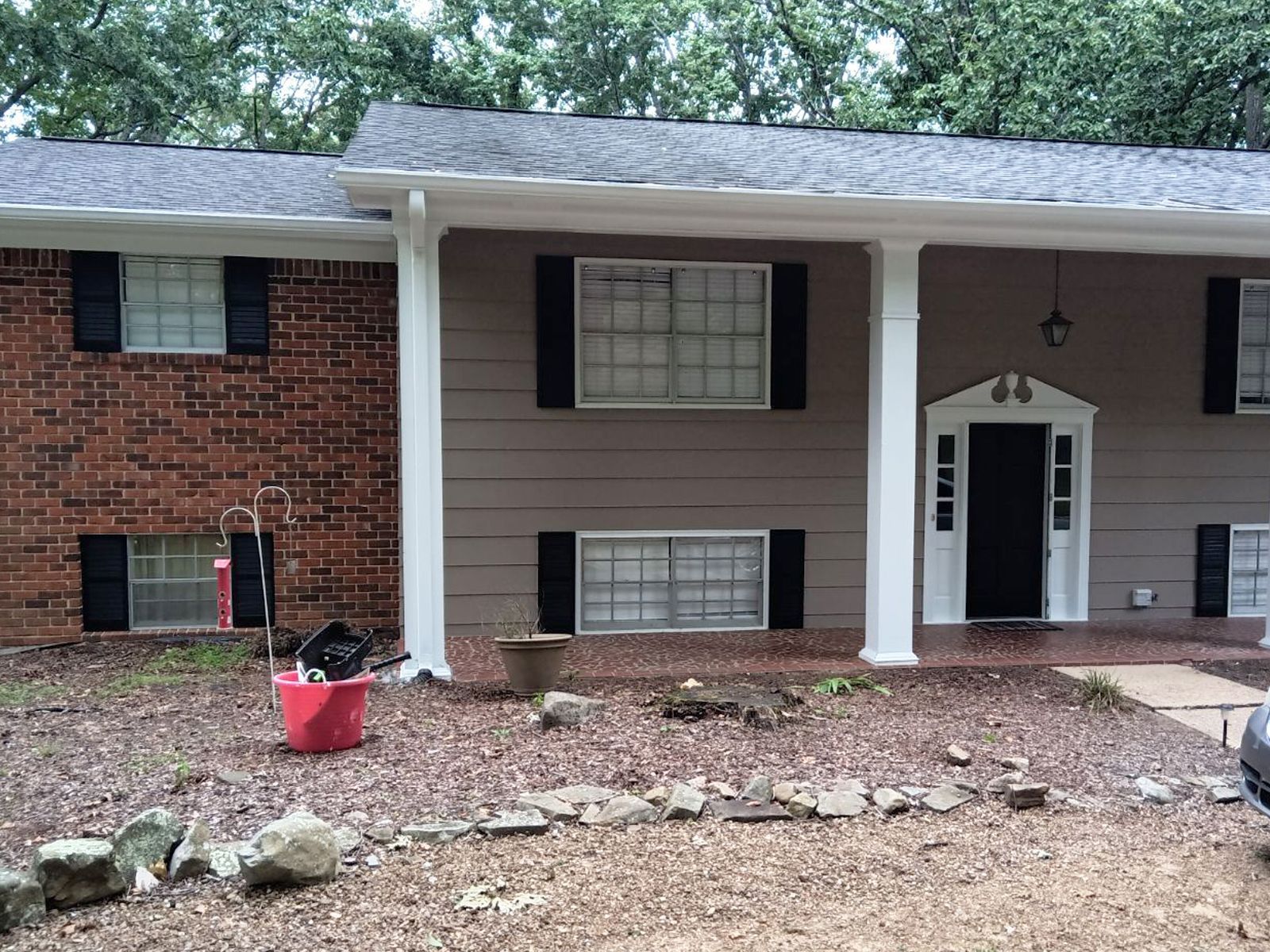 Siding restoration after