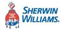 A logo for sherwin williams , a paint company.