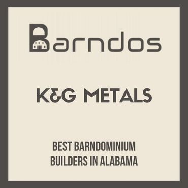 K&G Metals Barndos Badge For Best Barndominium Builders In Alabama