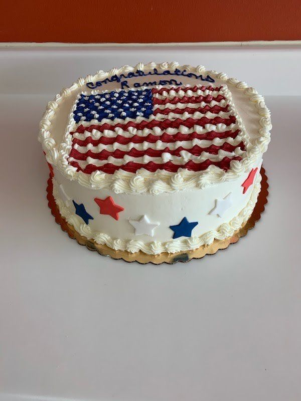American Flag Cake