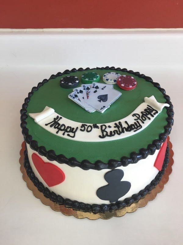 Poker cake