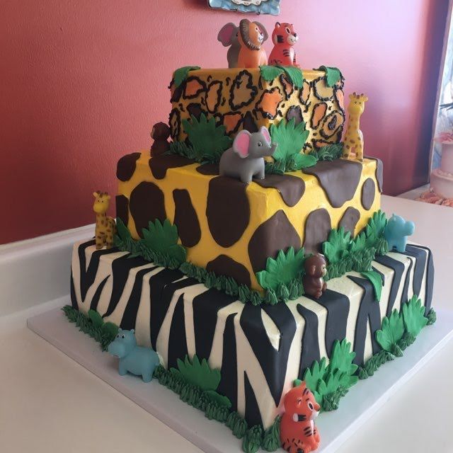 Safari cake -corner