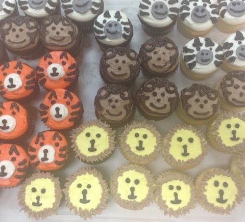 Safari cupcakes