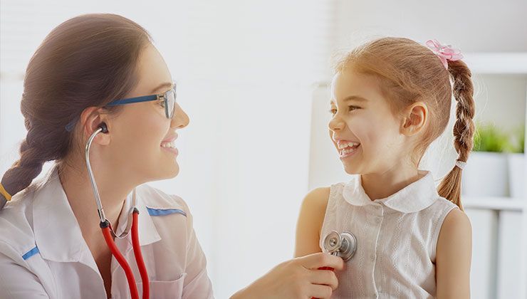 doctor and child patient