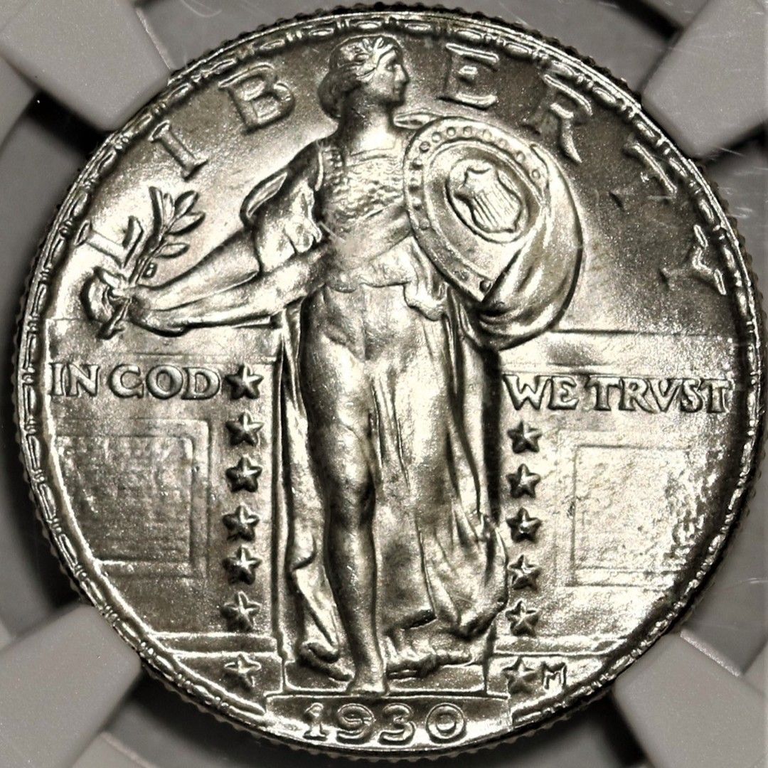A silver coin that says in god we trust on it