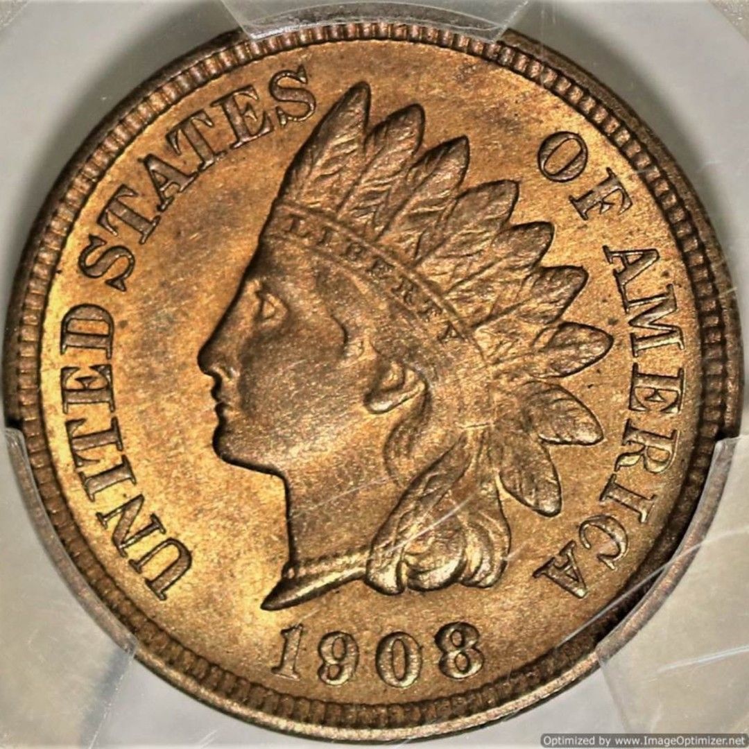 A united states of america coin from 1908