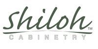 A logo for shiloh cabinetry is shown on a white background.